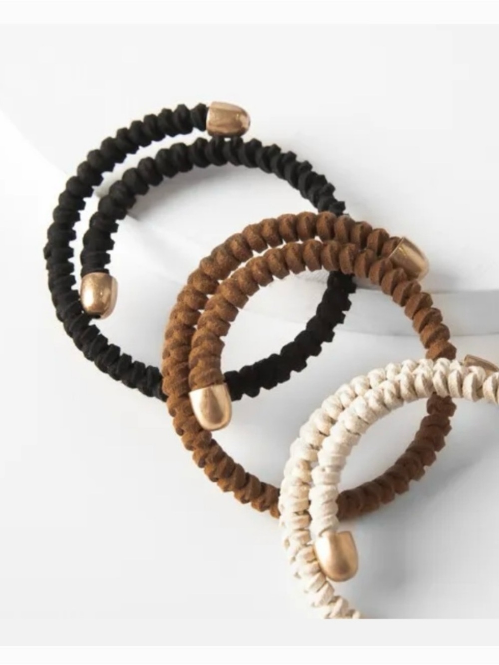 NWT ♥️ Stackable Rope Bracelet - Black - Picture 3 of 3